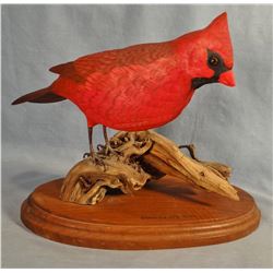 Tveten, Connie wood carving, 6" h x 9" w