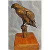Image 2 : Eagle on Perch, 6" h x 5" l x 2.5" w, signed