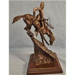 Remington, Frederic bronze recast, The Mountain Man, 9" h x 6" w