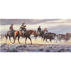 Zabel, Larry, "Dog Tired",  471/650, 14" h x 28" w