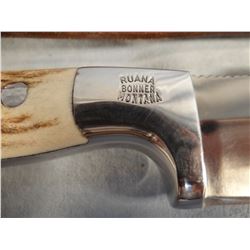 Ruana hunting knife, 4 1/2  w/sheath