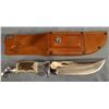 Image 2 : R. H. Ruana hunting knife, 6" skinner w/sheath and wet stone