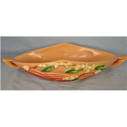 Roseville Snowberry dusty rose console bowl, 10", 1 BL1