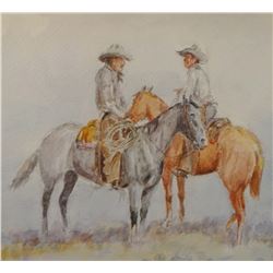 Contway, Jay, water color, 9" x 12", Friends