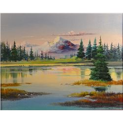 Cuts The Rope, Clarence, oil on canvas, South Of Hays, In The Little Rockies, 1983, 18" x 24", 1987