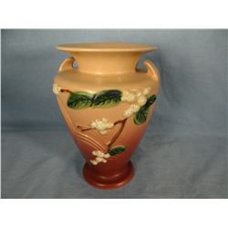 Roseville Snowberry dusty rose vase, 8", 1V2-8