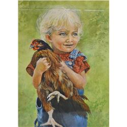 Flesch, Joanne, Mother Hen, 13" h x 10" w, mixed media