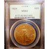 Image 1 : 1924 $20 Gold St. Gaudens, PCGS MS 62