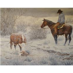 Dahlen, Oris, "So Far So Good", oil on canvas, 16" h x 20" w