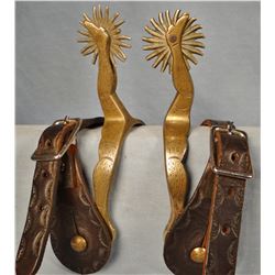 Buermann Hercules Bronze dble gal leg spurs