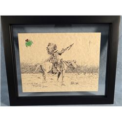 Cheek, C. R. Christmas card, 1994, #150/250, framed