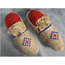 Sioux beaded moccasins
