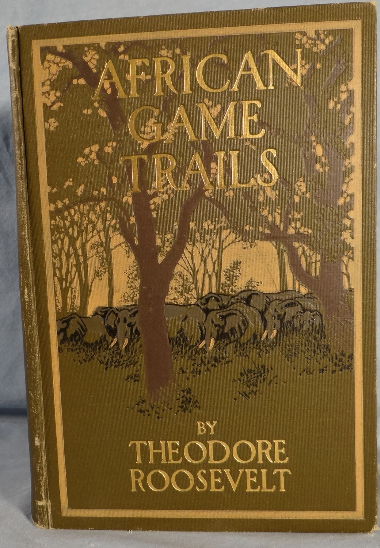 Roosevelt, Theodore, African Game Trails, 1910, good, 583 pages