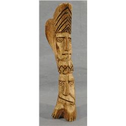 1880's carved bone Plains Indian statue