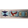 Image 1 : 3 Indian beaded belt buckles