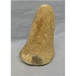 2 Indian grinding stones, hand held, for seeds, berrys packing salmon, from Columbia River, Wash.