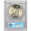 Image 2 : 1923 $1 Peace Silver Dollar Coin PCGS MS64