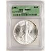 Image 1 : 1991 $1 American Silver Eagle Coin ICG MS69