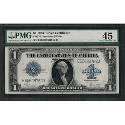 1923 $1 Silver Certificate Note Fr.237 PMG Choice Extremely Fine 45