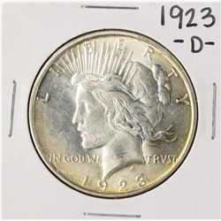 1923-D $1 Peace Silver Dollar Coin