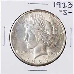 1923-S $1 Peace Silver Dollar Coin