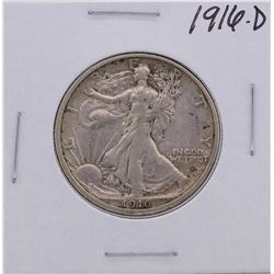 1916-D Walking Liberty Half Dollar Coin