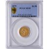 1879 $2 1/2 Liberty Head Quarter Eagle Gold Coin PCGS XF45