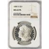 Image 1 : 1880-S $1 Morgan Silver Dollar Coin NGC MS63PL