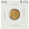 Image 1 : 1912 $2 1/2 Indian Head Quarter Eagle Gold Coin