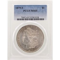 1879-S $1 Morgan Silver Dollar Coin PCGS MS65