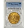 1910-D $20 St. Gaudens Double Eagle Gold Coin PCGS MS62