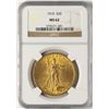 Image 1 : 1910 $20 St. Gaudens Double Eagle Gold Coin NGC MS62