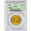 Image 1 : 1901 $10 Liberty Head Eagle Gold Coin PCGS MS61