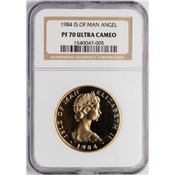 1984 Isle of Man Proof 1 oz. Gold Coin NGC PF70 Ultra Cameo