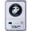 Image 2 : 2005-P $1 Marines Silver Commemorative Coin NGC PF70
