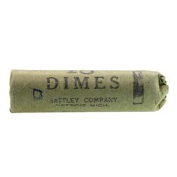 Roll of (50) 1958-D Brilliant Uncirculated Roosevelt Dimes