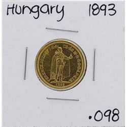 1893KB Hungary 10 Korona Gold Coin