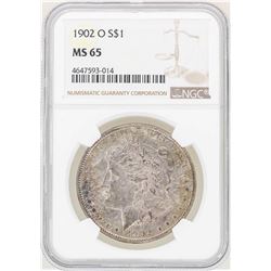 1902-O $1 Morgan Silver Dollar Coin NGC MS65