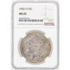 Image 1 : 1902-O $1 Morgan Silver Dollar Coin NGC MS65