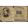 Image 1 : Scarce Bartons Landing Vermont Five Cents Script