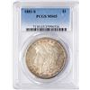 Image 1 : 1881-S $1 Morgan Silver Dollar Coin PCGS MS65