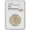 Image 1 : 1946-D Booker T. Washington Memorial Half Dollar Coin NGC MS64