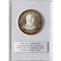 1967 Limited Edition Sterling Silver Proof Presidential Medal