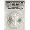 Image 1 : 2010 $1 American Silver Eagle Coin ANACS MS70 First Release