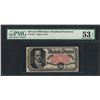 Image 1 : 1874 50 Cent Fifth Issue Fractional Currency Note Fr.1381 PMG About Uncirculated