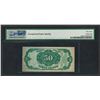 Image 2 : 1874 50 Cent Fifth Issue Fractional Currency Note Fr.1381 PMG About Uncirculated