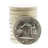 Image 2 : Roll of (20) Brilliant Uncirculated 1962-D Franklin Half Dollar Coins
