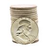 Image 1 : Roll of (20) Brilliant Uncirculated 1958 Franklin Half Dollar Coins