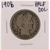 1908 Barber Liberty Head Half Dollar Coin