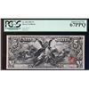 Image 1 : 1896 $5 Educational Silver Certificate Note FR.268 PCGS Superb Gem New 67PPQ